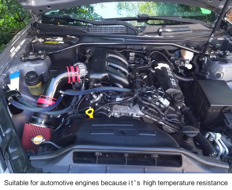 Alex Tech 25ft - 1/4 inch PET Expandable Braided Sleeving â€“ BlackBlue â€“ Alex Tech Braided Cable Sleeve - Image 4